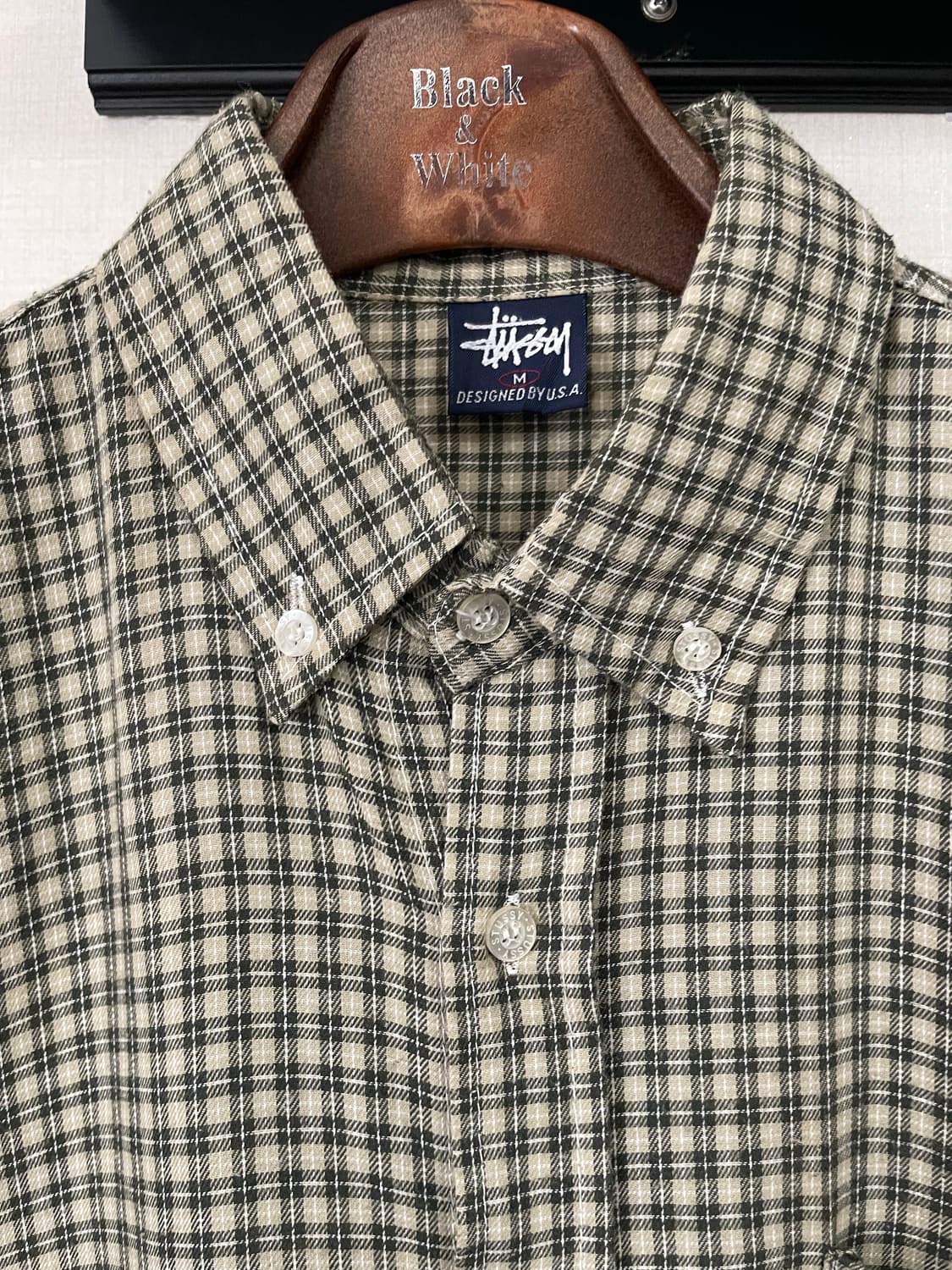 Stussy 빈티지 90s 미국  shirts 상품이미지3