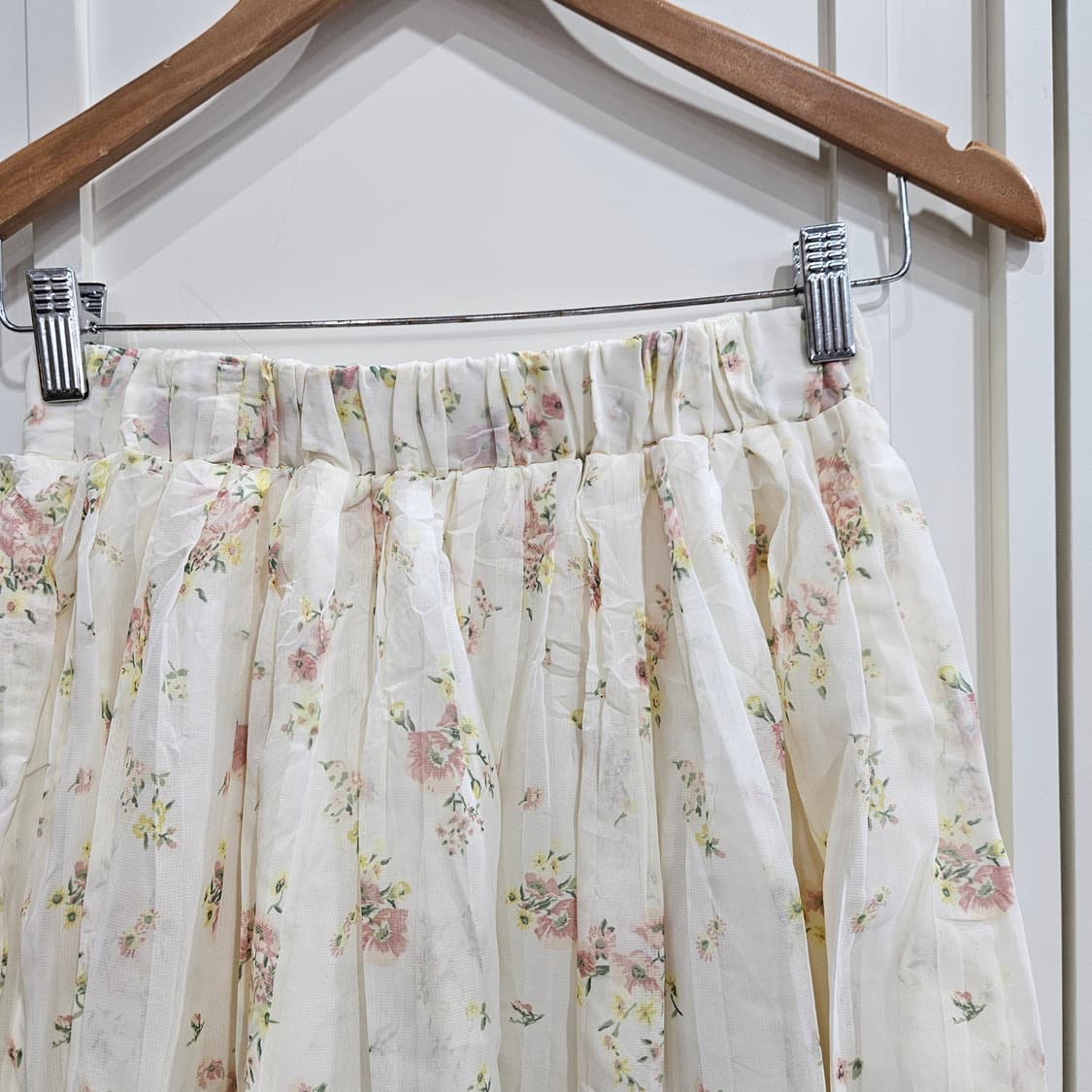 콜자 플라워 쉬폰 스커트 상품이미지5