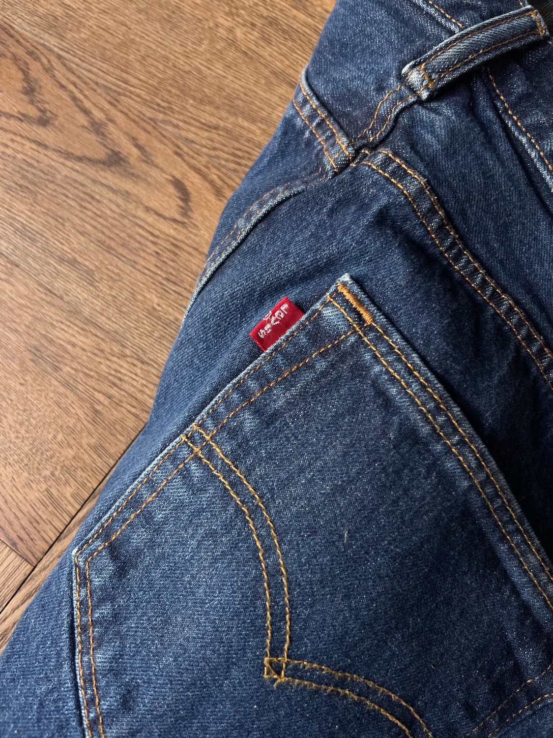 [34]리바이스 501 스트레이트 진청 데님 팬츠 상품이미지6