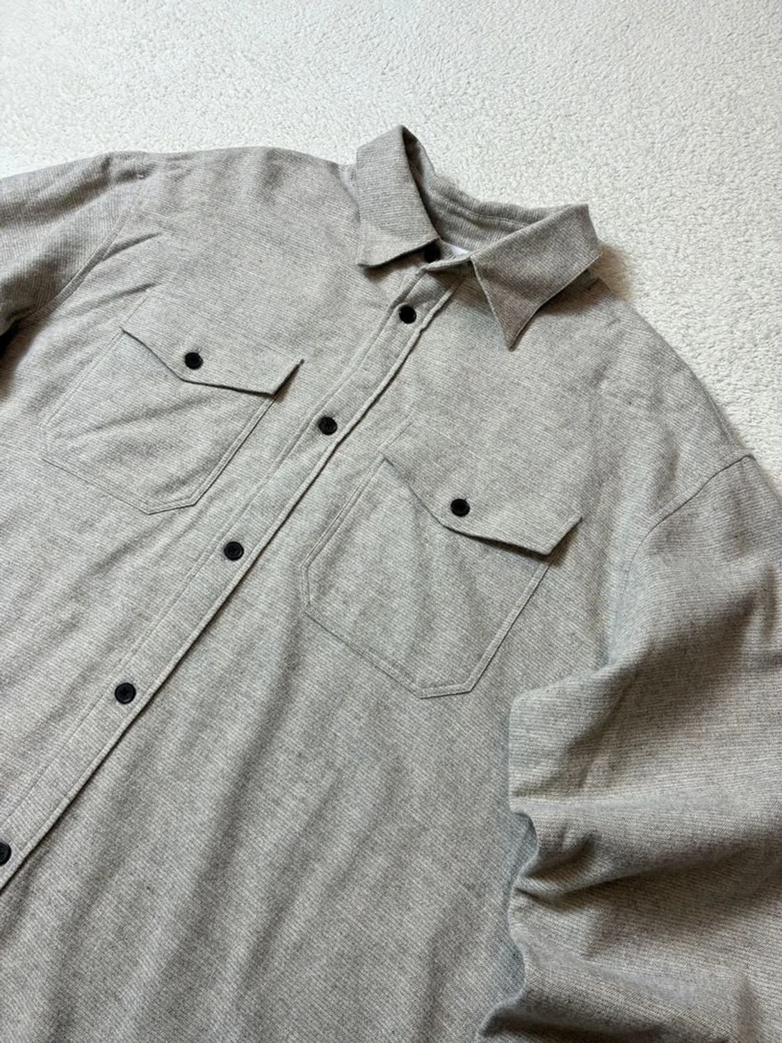 애프터프레이 에센셜 울 밀리터리 셔츠 PN6850 상품이미지3