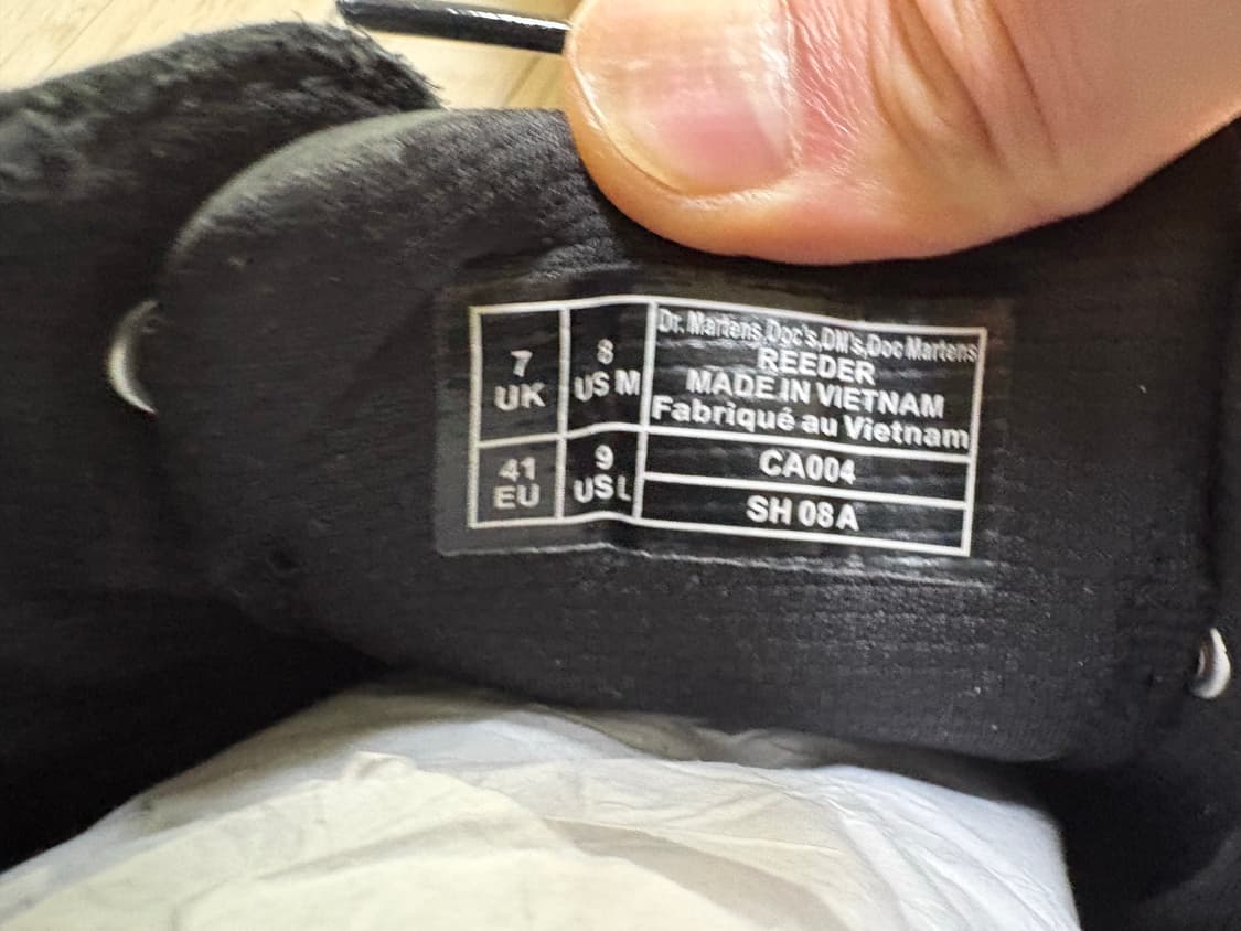 닥터마틴 리더 블랙 레더 260 상품이미지7