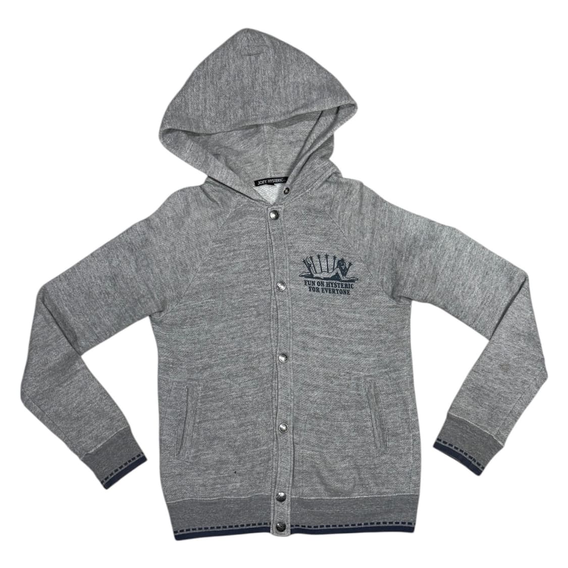 히스테릭 글래머 아카이브 히스걸 버튼 업 후드티 상품이미지2