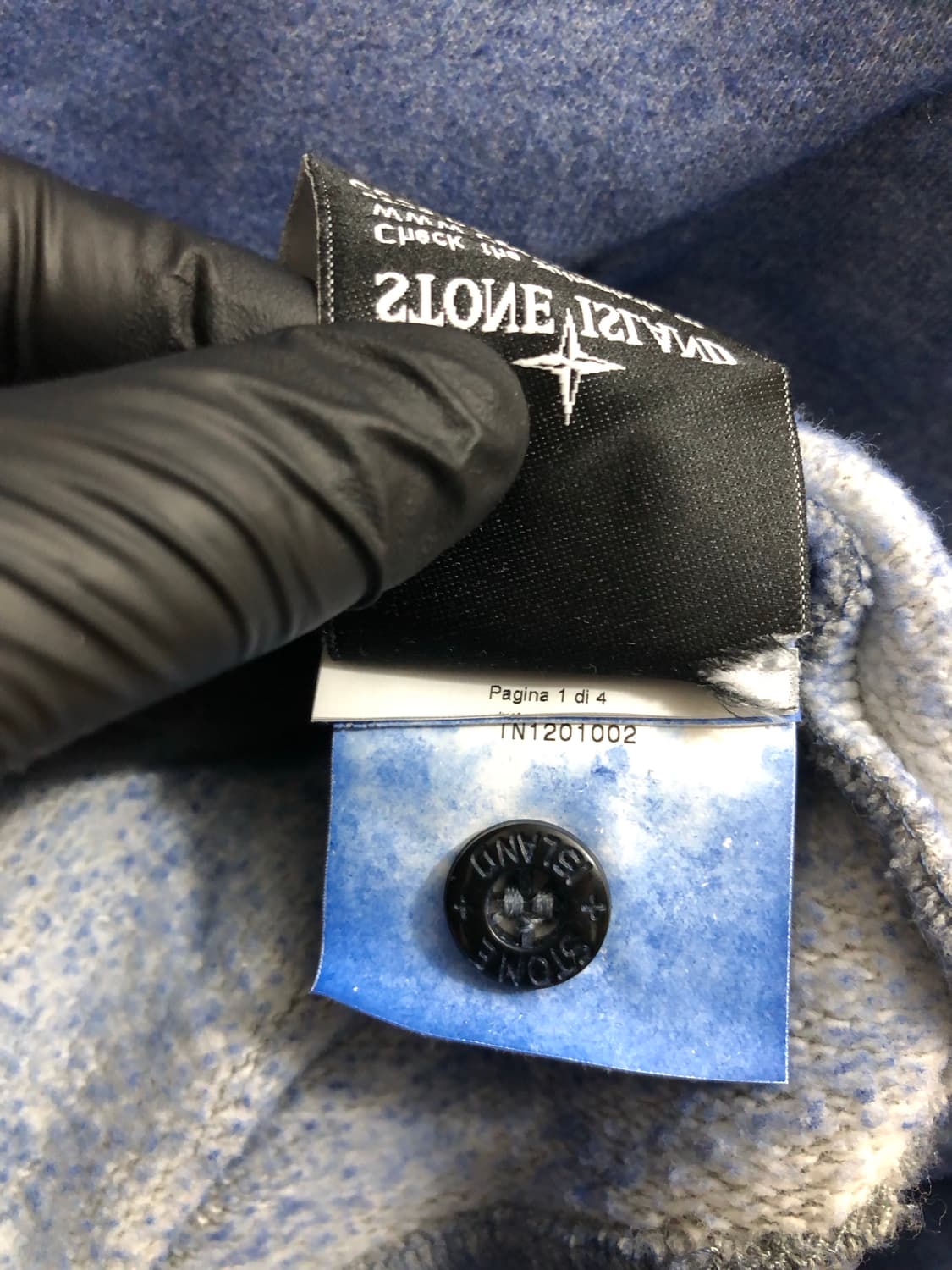 [S] 스톤아일랜드 더스트 컬러 트리트먼트 스웻셔츠 블루 상품이미지8