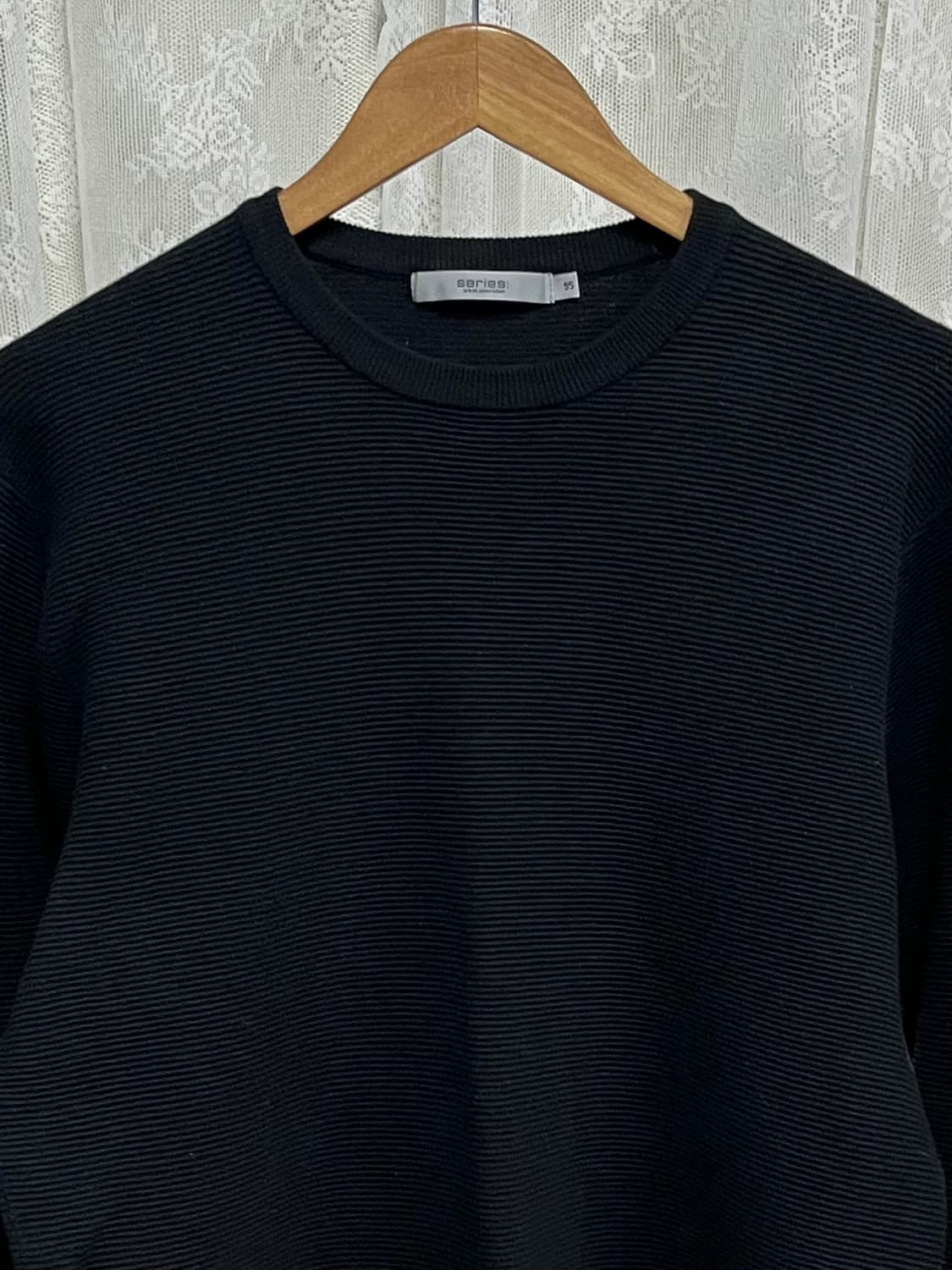 95) 시리즈 20FW 캐시미어 블렌드 코튼 니트 블랙 상품이미지3