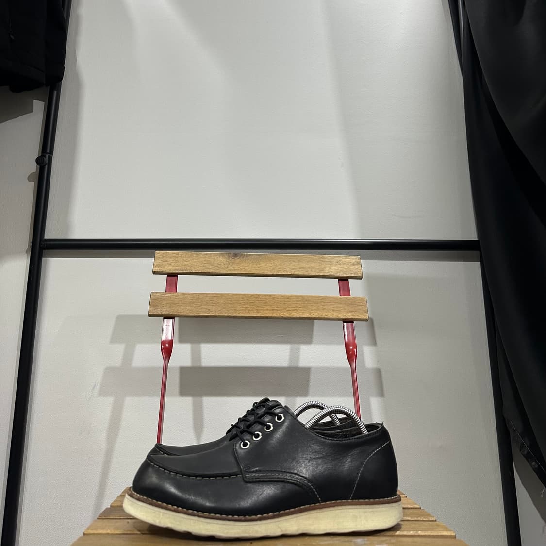 270) 호킨스 로퍼 남성 남자 구두 목토 로우 블랙 래더 상품이미지3