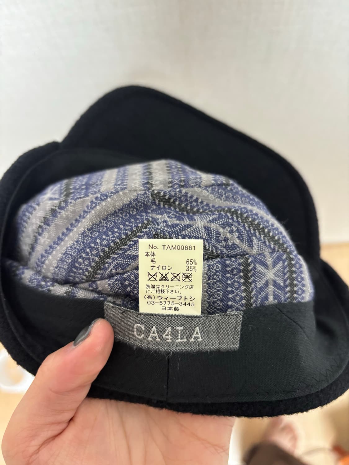 Ca4la drape cap 상품이미지6