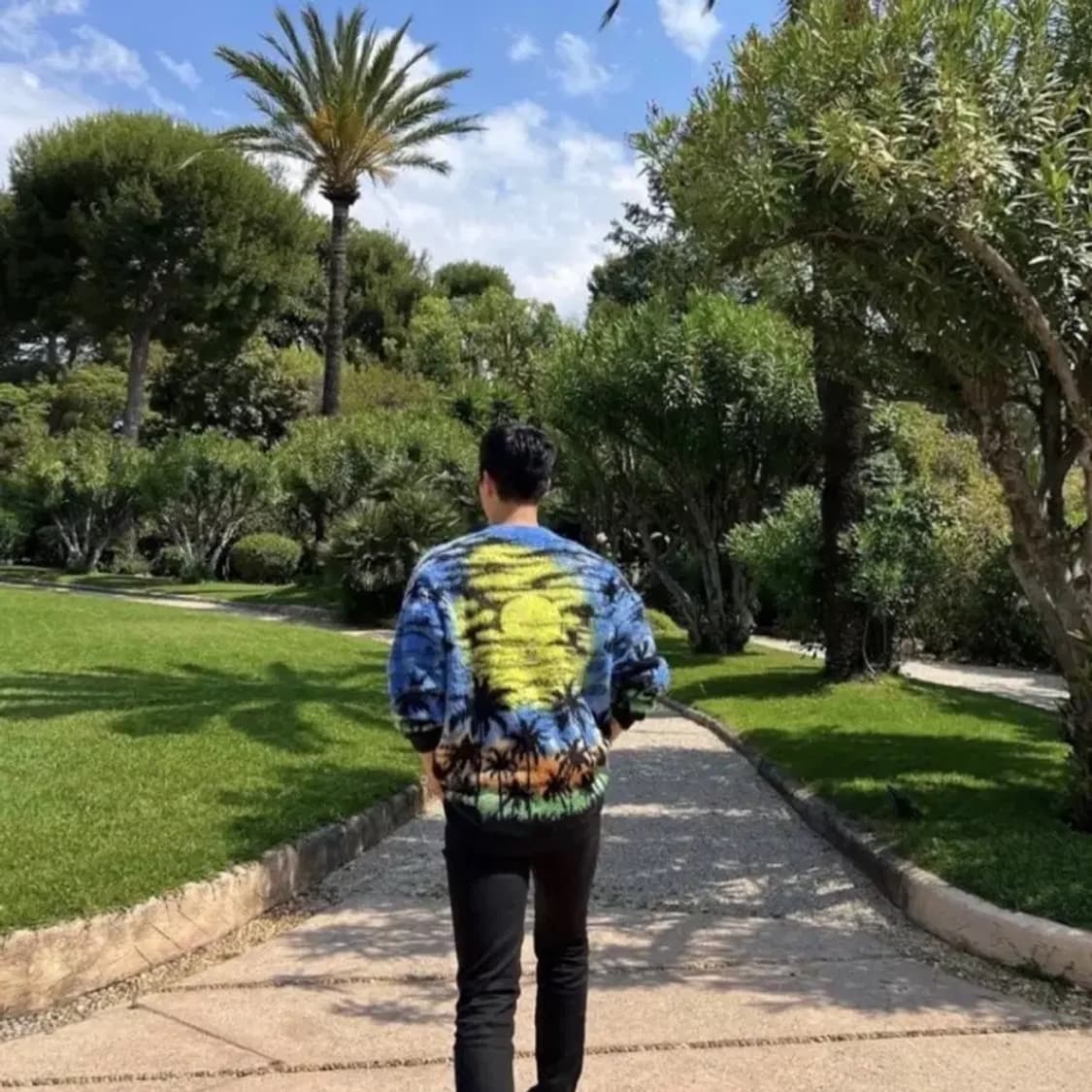 [박보검님 착용] 셀린느 23ss 선셋 자카드 가디건 상품이미지2