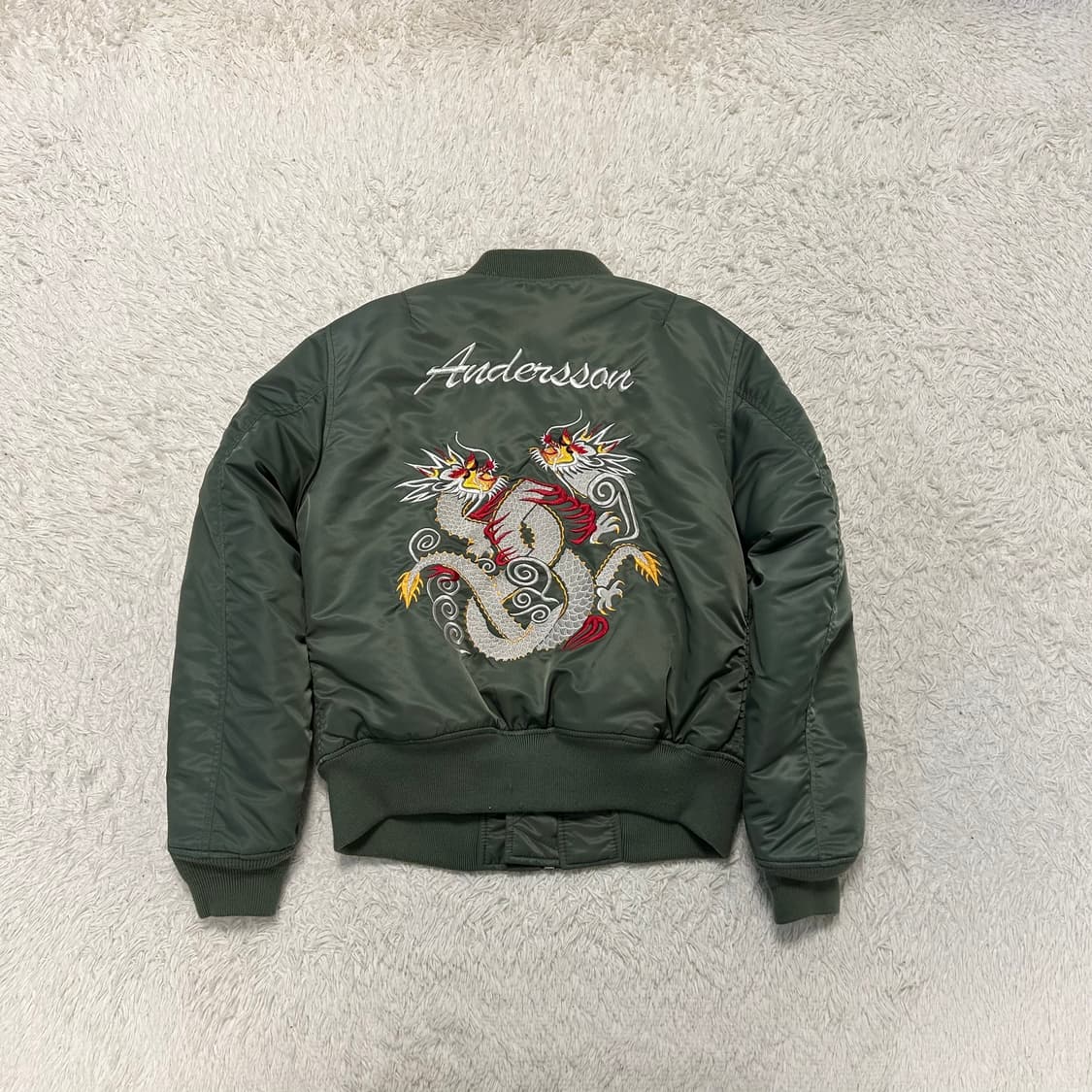 Schott × Anderson Bell MA-1 FlightJacket 상품이미지5