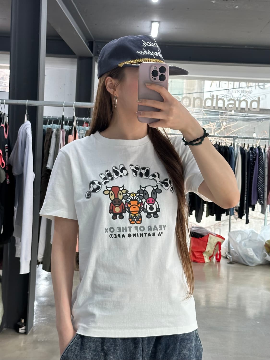 베이프 마일로 카우프렌즈 반팔티 상품이미지1