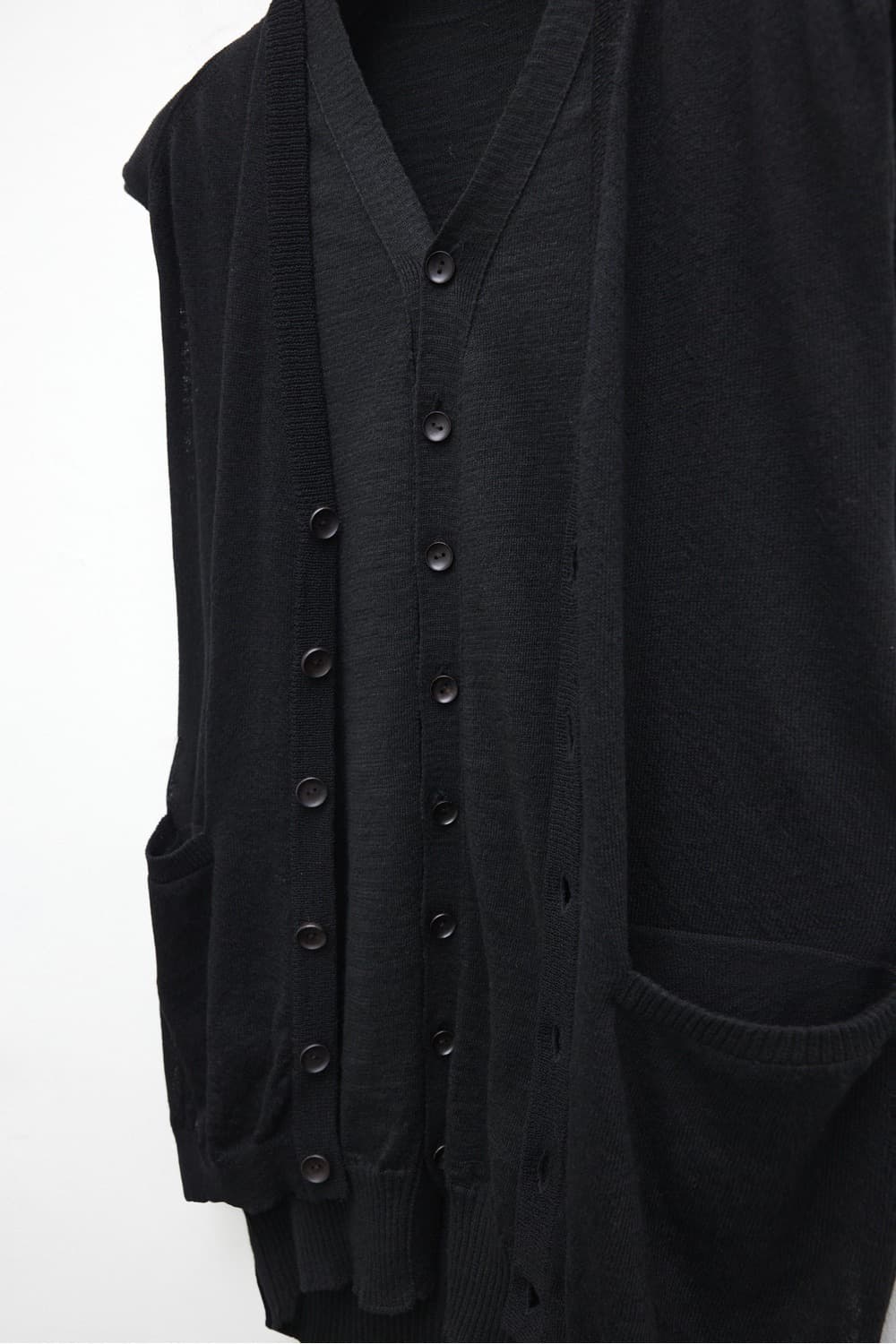 유스랩  더블 레이어드 니트 베스트 상품이미지3