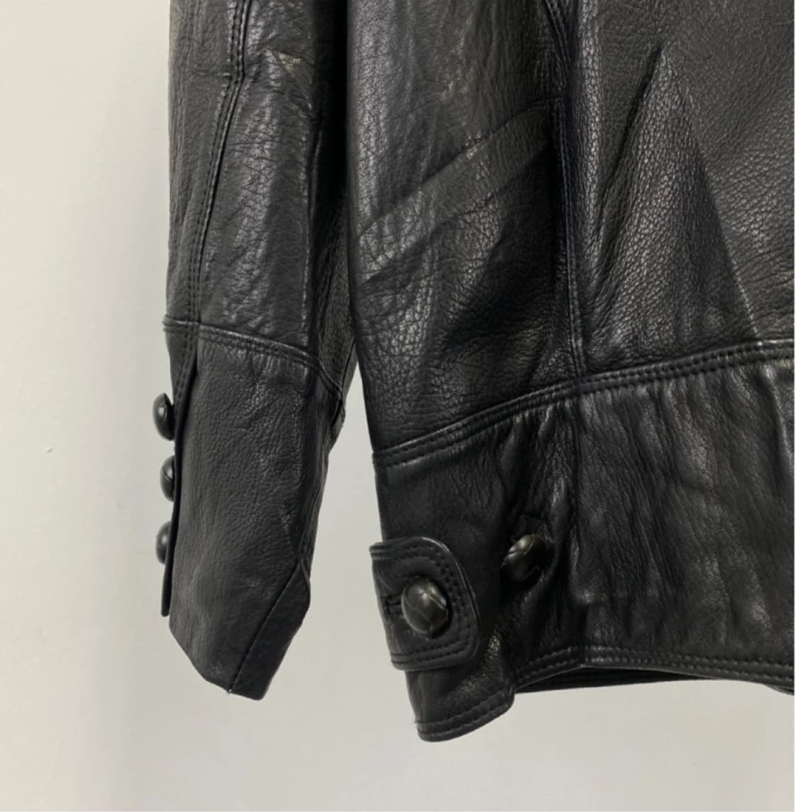 Japanese vintage 90s leather jacket  상품이미지3