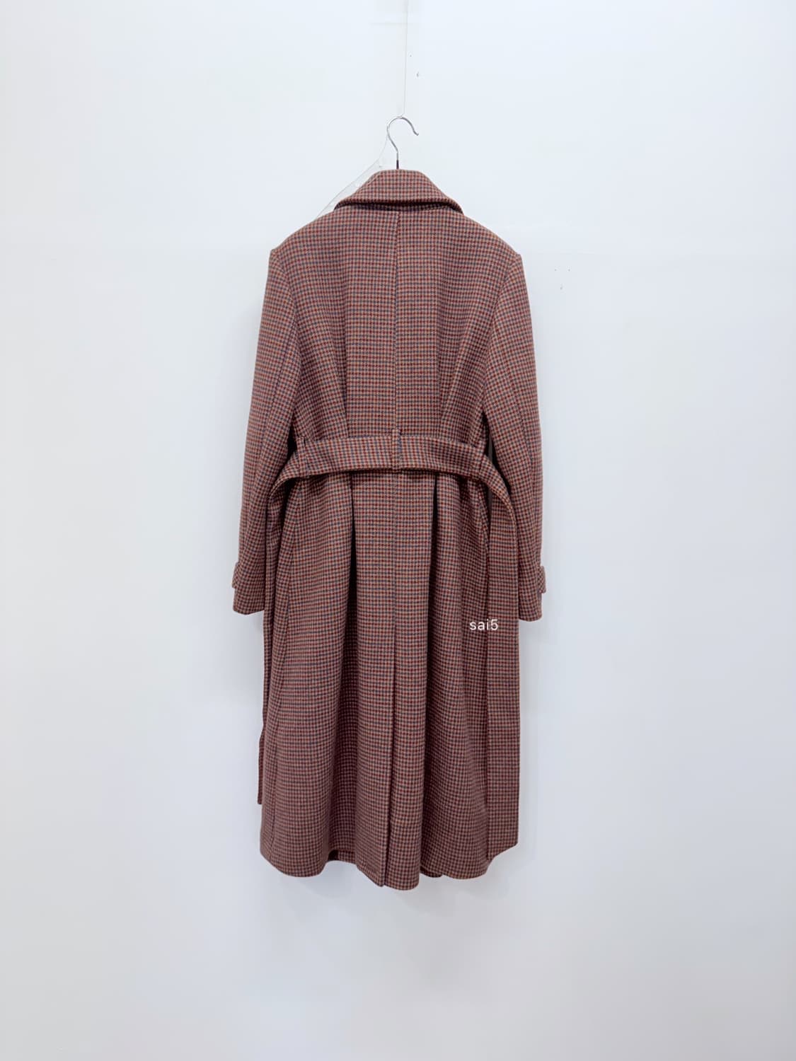 미착용 스튜디오톰보이 아뜰리에 체크 코트 상품이미지3