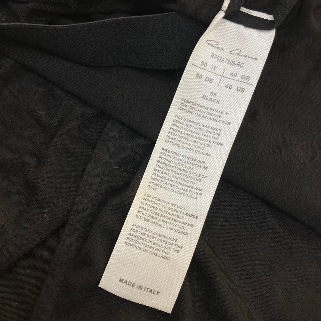 릭오웬스 Fogachine ss22 스커트 40 상품이미지5