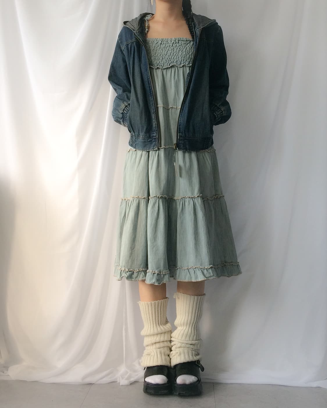 Layer sleeveless one piece 상품이미지7