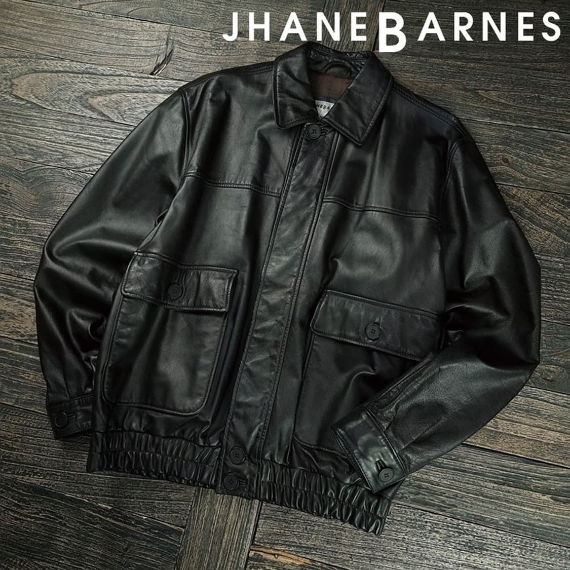 [제인 반스] 90'S 빈티지 리얼 쉽스킨 레더 봄버 자켓 P01572 상품이미지1