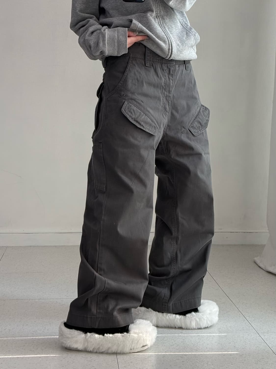 리바이스 차콜 프론트 카고팬츠 상품이미지2