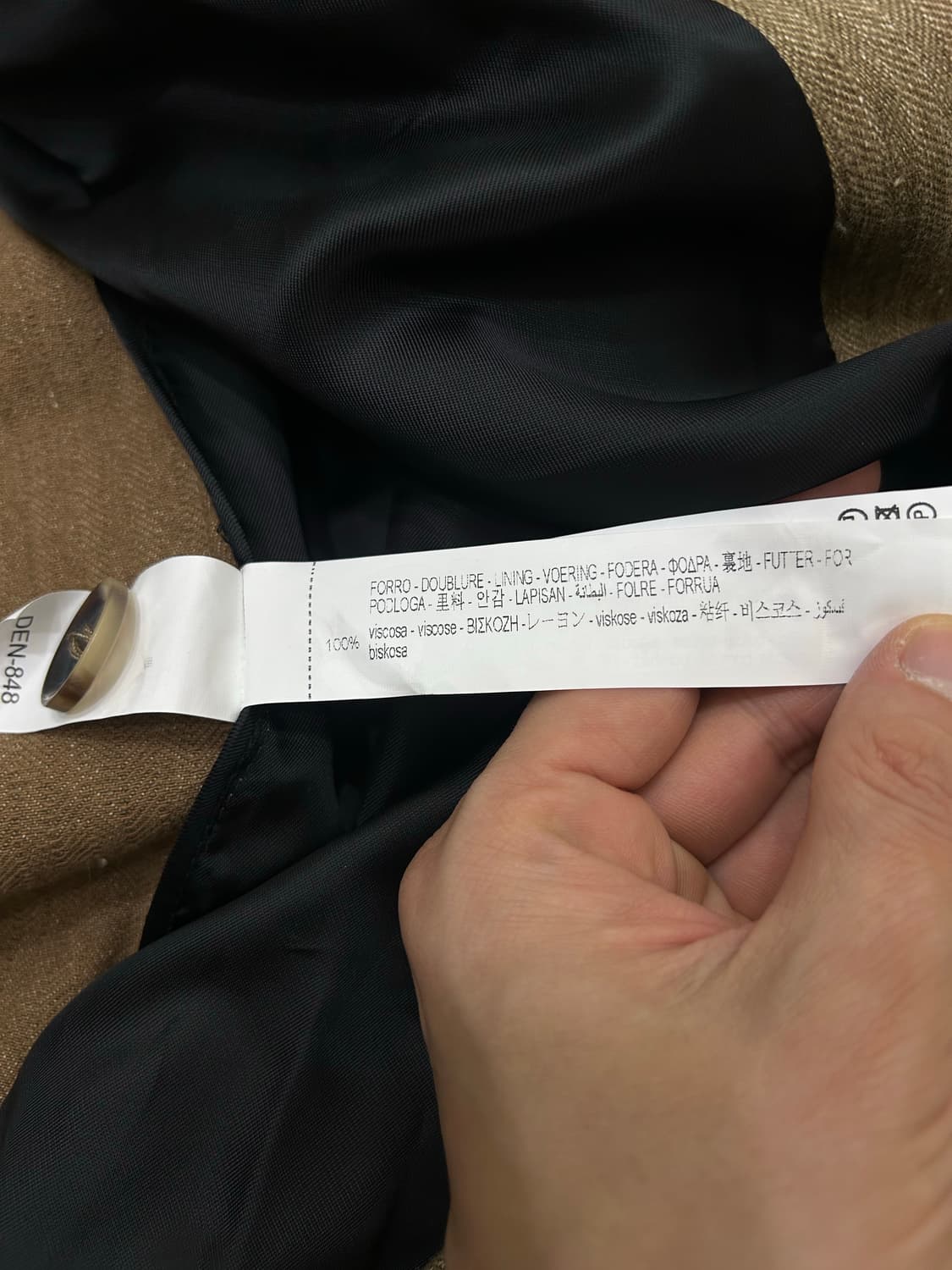 [한국L]ZARA 린넨 롱코트/옅은브라운 상품이미지7