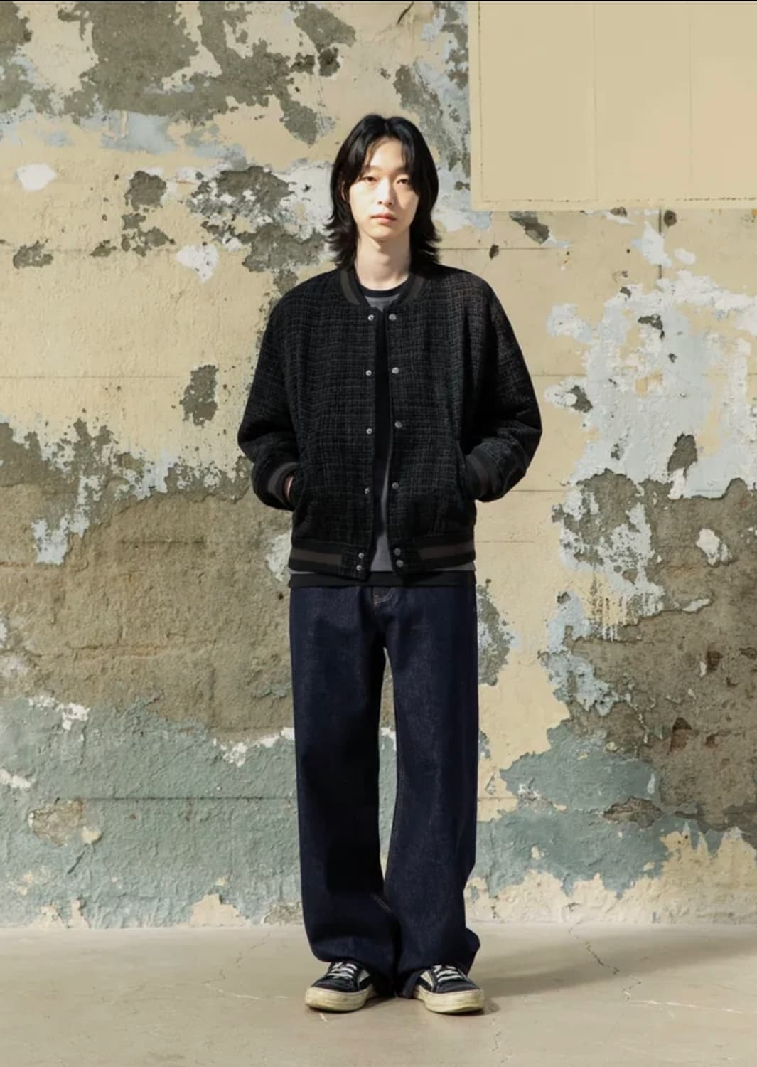 와이드 세미 플레어 데님 팬츠 상품이미지2