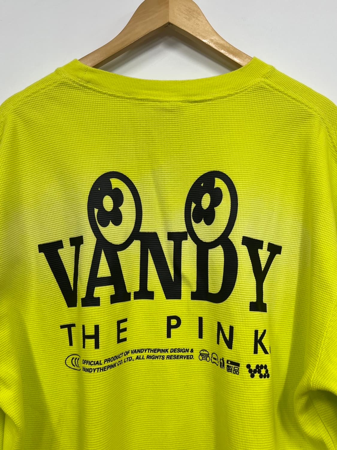 반디더핑크 헤리티지 빅로고 써멀 긴팔 티셔츠 상품이미지4