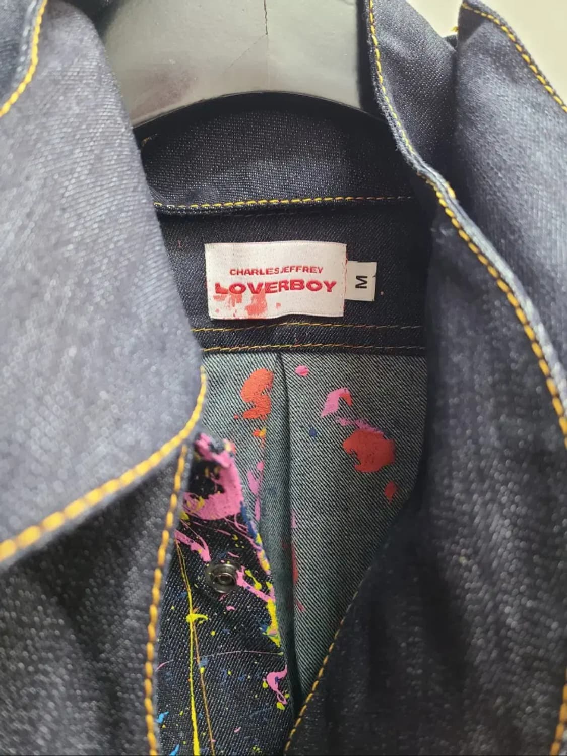 찰스제프리 러버보이 페인팅 데님 자켓 상품이미지3