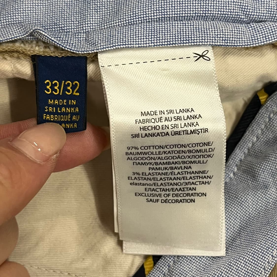 [정품] 폴로 랄프로렌 프린팅 치노 면바지 베이지 b14 상품이미지5