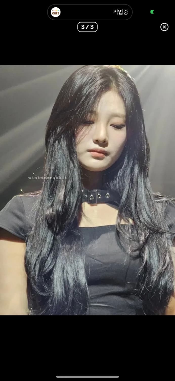 쓰리타임즈 tidy 티디 버클 탑 반팔 티셔츠 블랙 M 상품이미지2