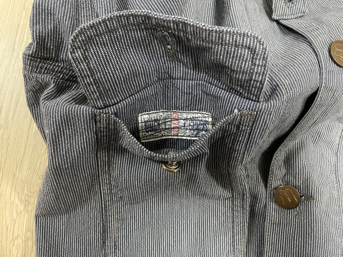 95) 40's 복각 웨어하우스 히코리 커버올(RRL&LVC&폴로) 상품이미지5