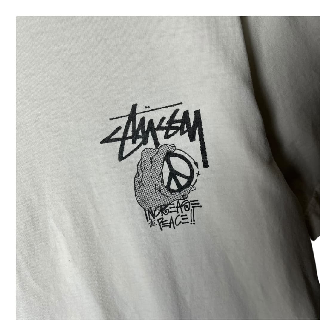 [Stussy] 스투시 피스 핸드 티셔츠 상품이미지3
