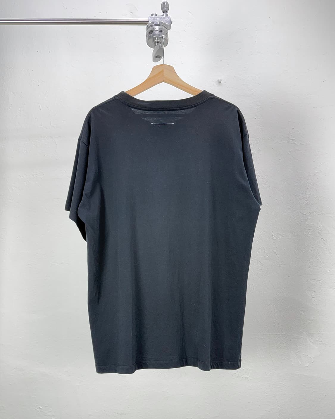 MM6 메종 마르지엘라 블랙 다잉 하프 티셔츠 상품이미지6