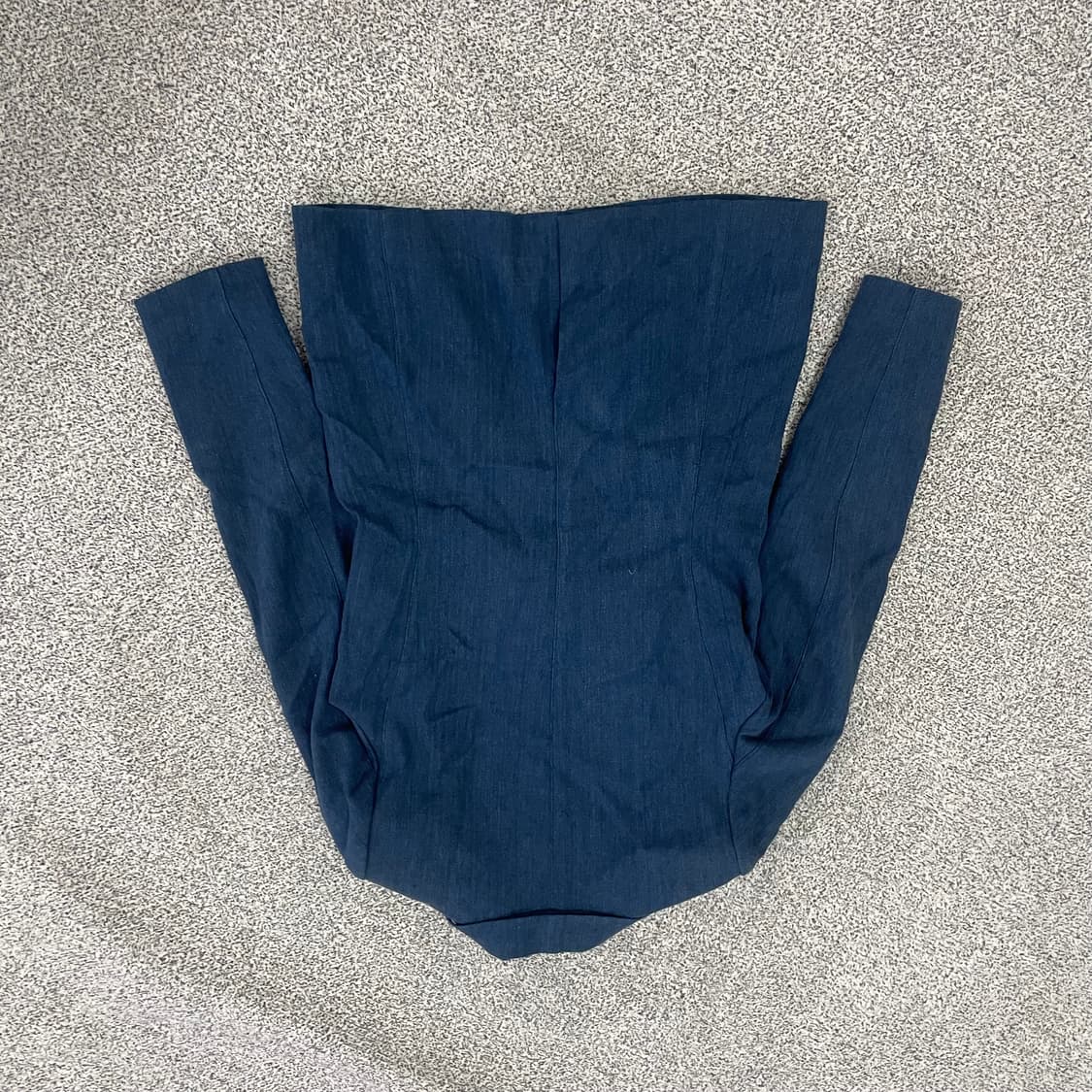 빈폴레이디스 네이비 린넨 원버튼 자켓 0105HS1 상품이미지3