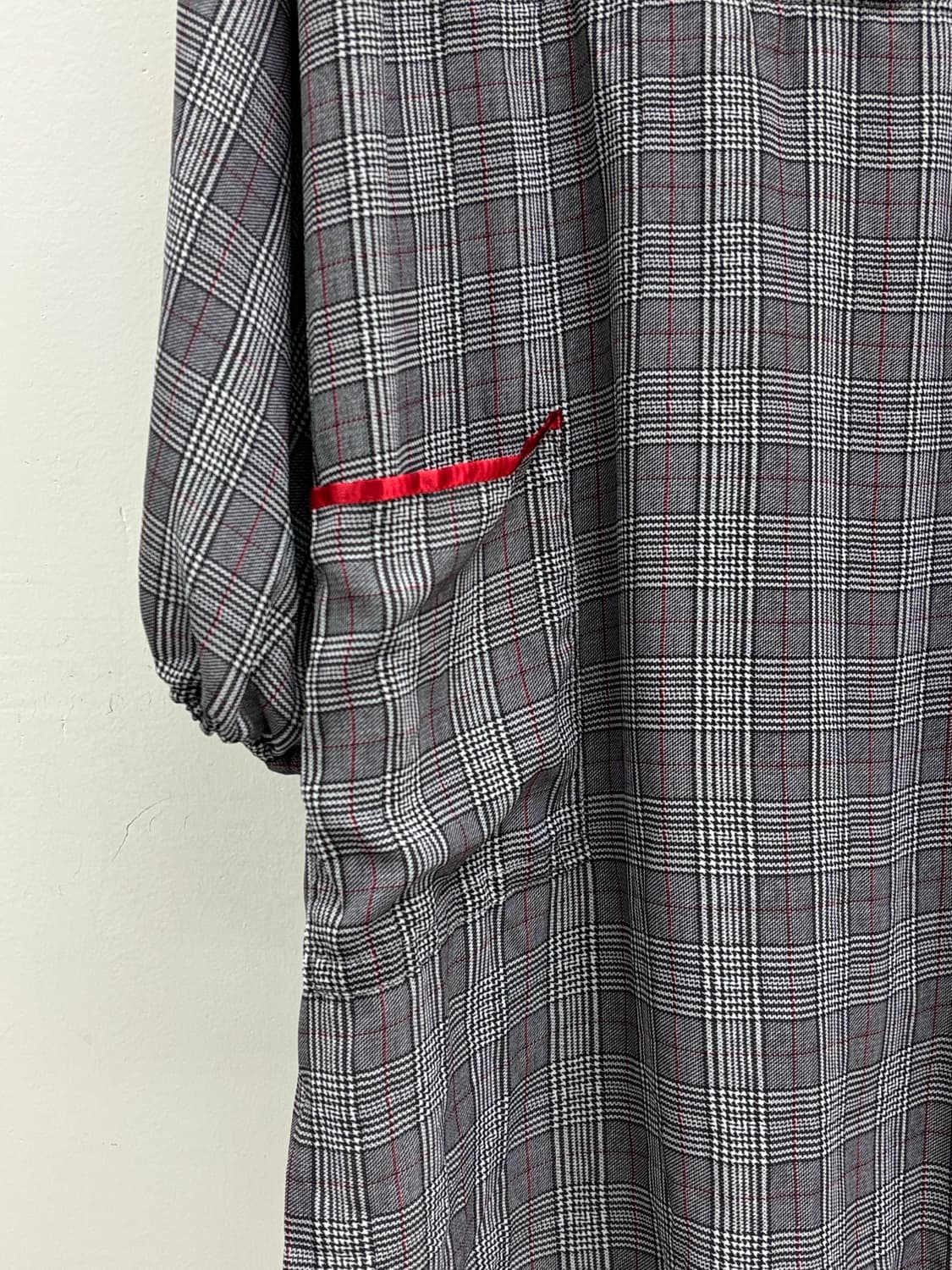 빈티지 그레이 체크 원피스 상품이미지7