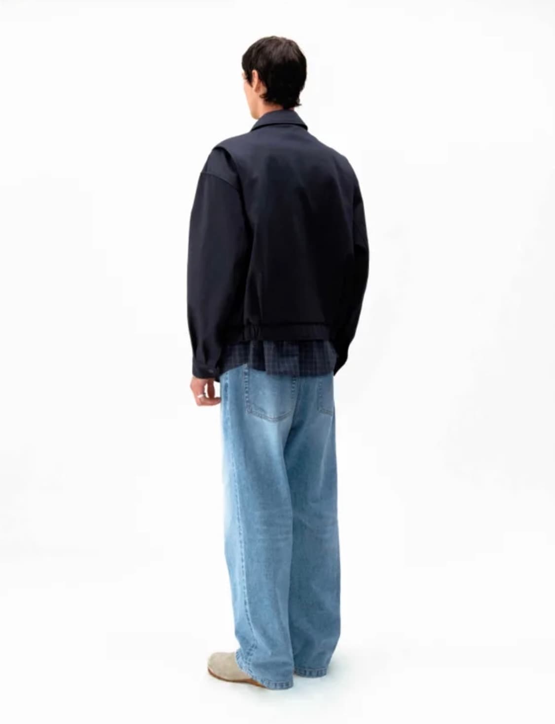 쿠어 워시드 세미 플레어 팬츠(L) 상품이미지3