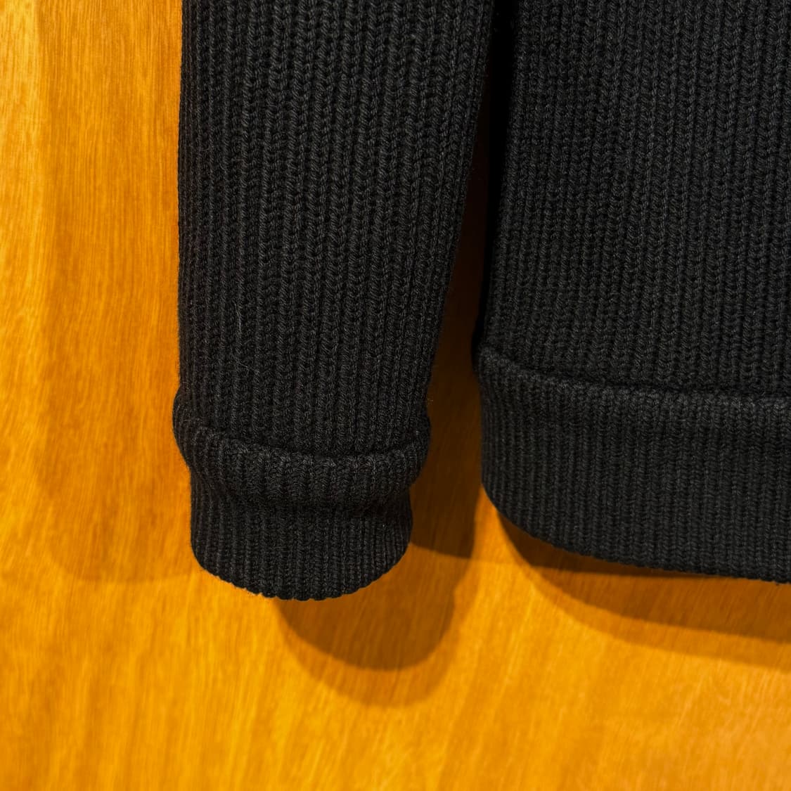 REISS 리스 런던 염소가죽 니트 집업 L 105 고트레더 상품이미지7