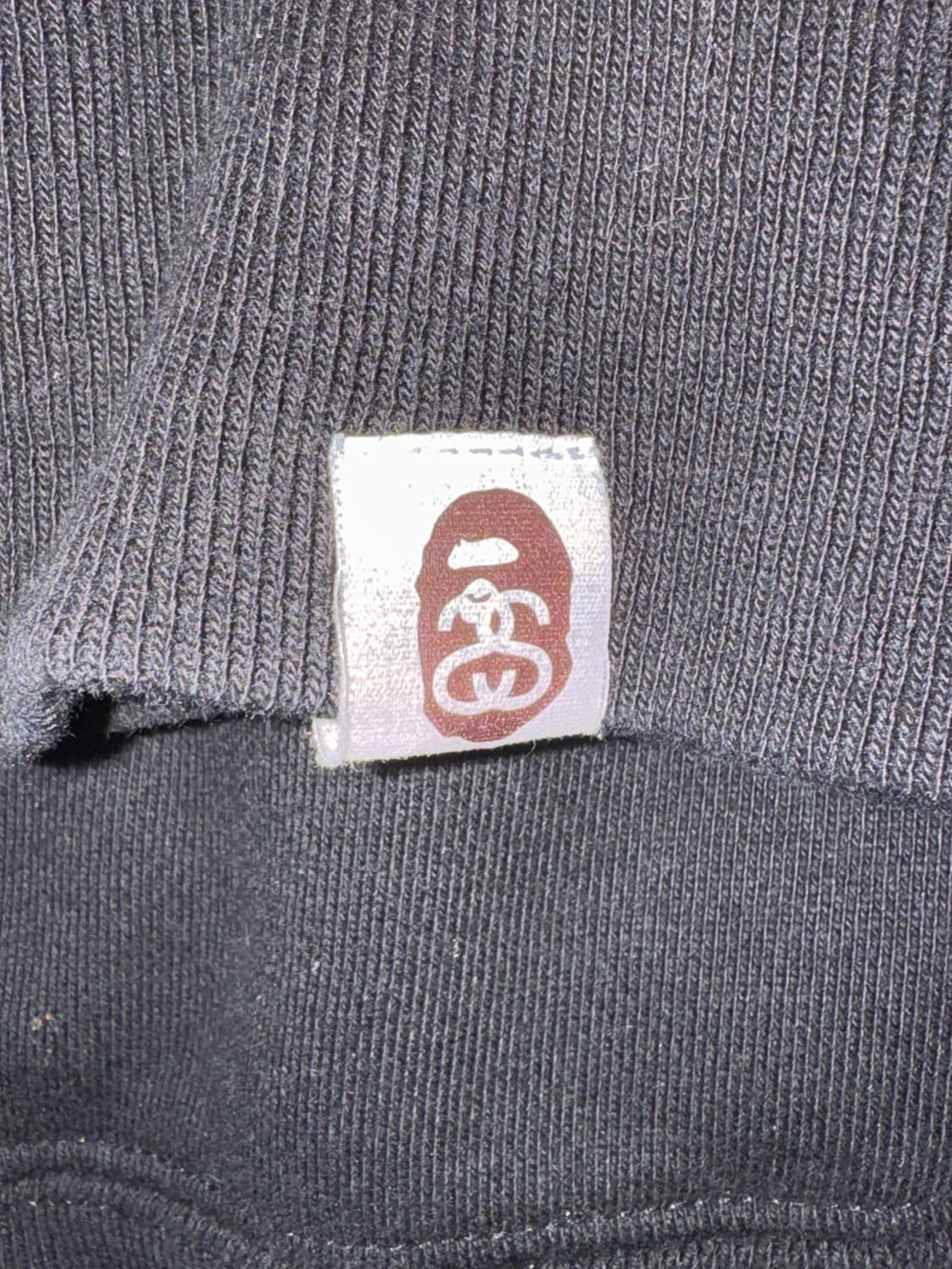 [L, 남여공용] Bape X Stussy 베이프 스투시 콜라보 샤크후드 상품이미지5