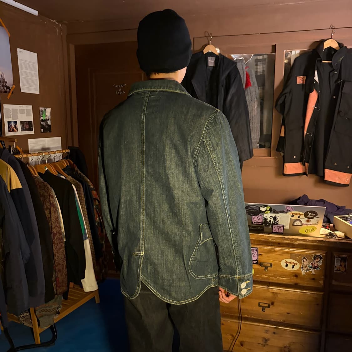 2005 LEVIS ARCUATE DENIM BLAZER JACEKT 상품이미지5