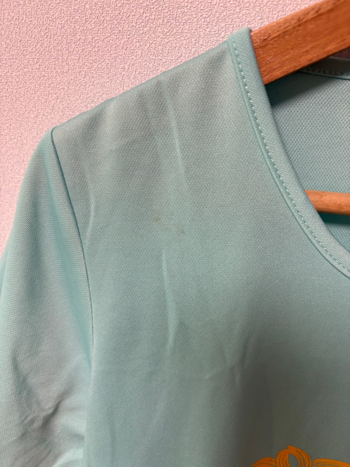 하와이안 민트 반팔 티셔츠 일본 빈티지 모리걸 상품이미지3