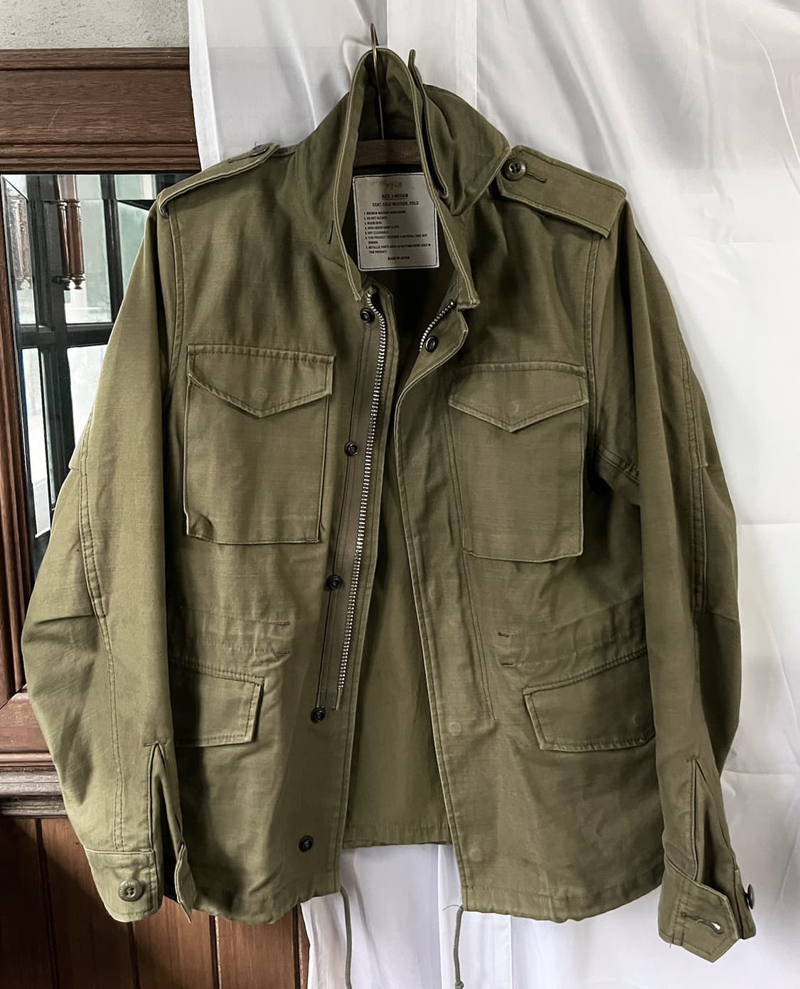 HYKE military field jacket 상품이미지3