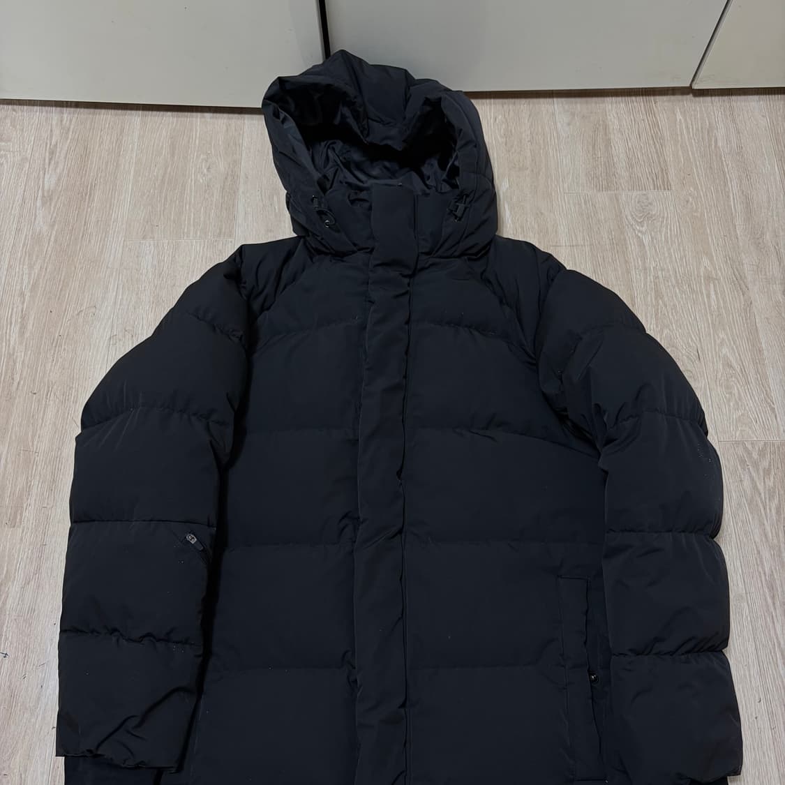 탑텐 남성 덕다운 후드 롱패딩 M/95  상품이미지2