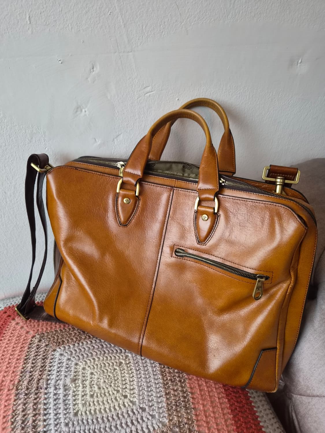 멀버리 Lichi 천연가죽 크로스 서류가방 상품이미지1