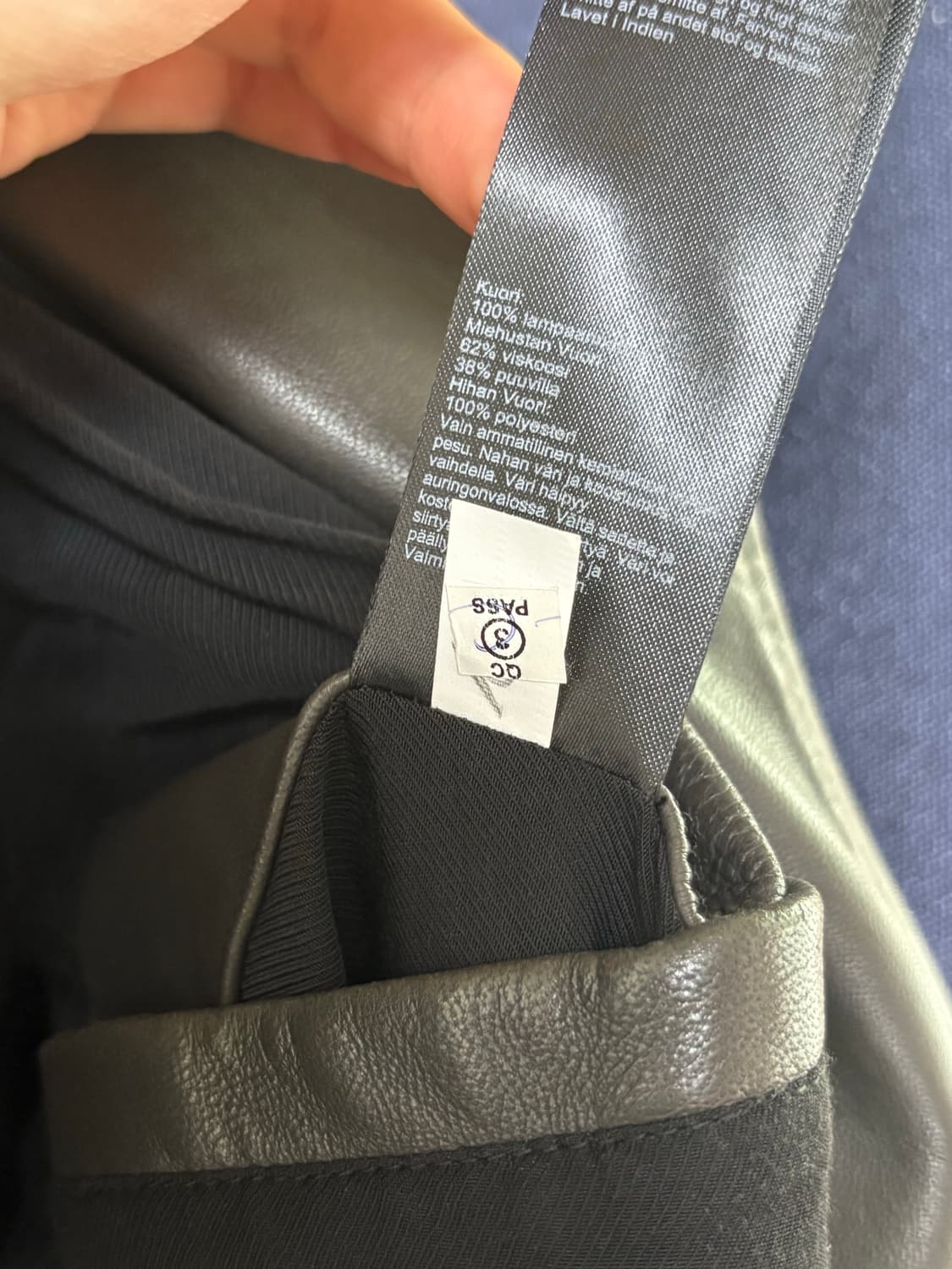 올세인츠 양가죽 라이더자켓 남자m 상품이미지4