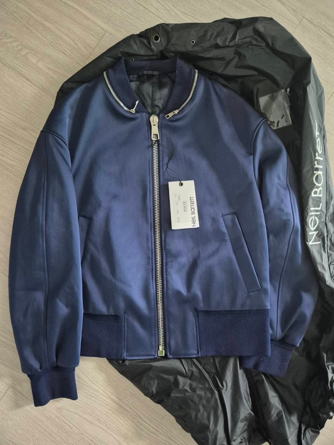 닐바렛 세틴 블루종 봄버 자켓 상품이미지9