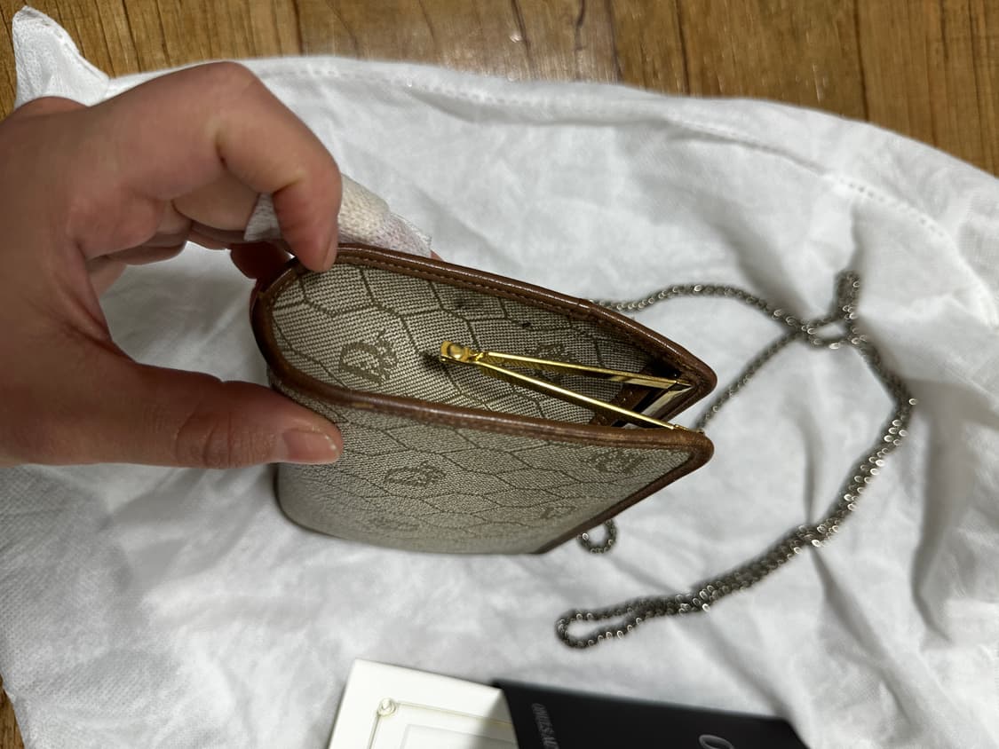 디올 헥사곤 패턴 크로스백 파우치 상품이미지7