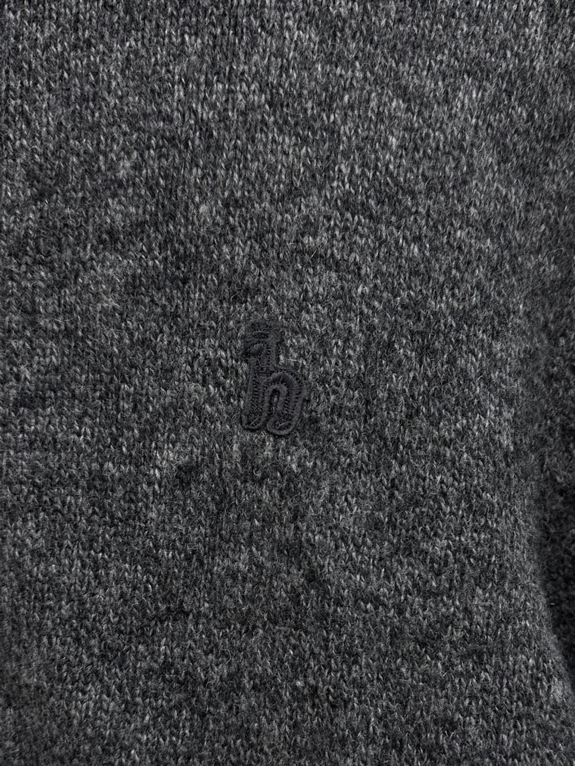 헤지스 울 니트집업 그레이 (XXL)  상품이미지5