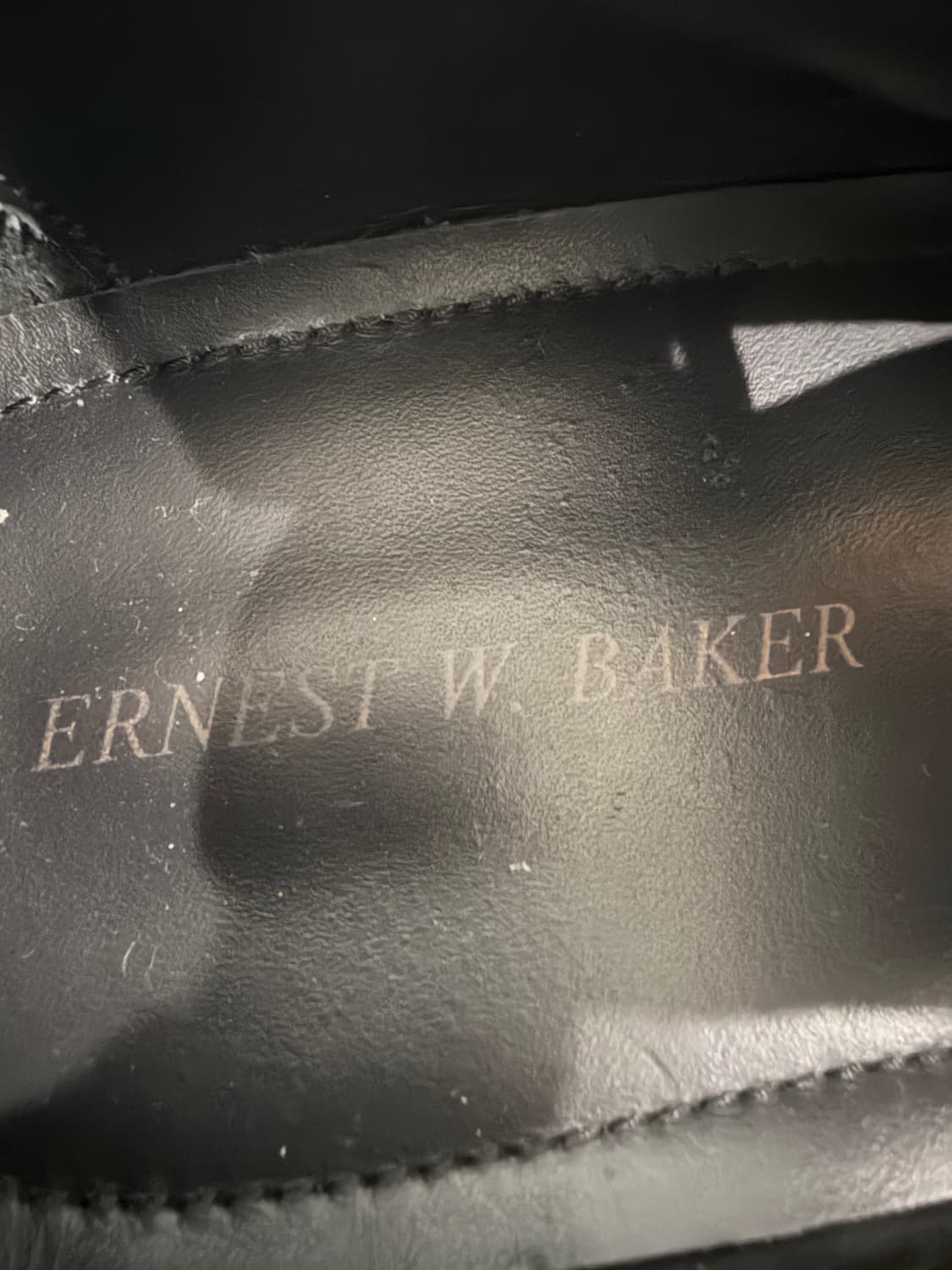 ERNEST W. BAKER T-BAR MONKSTRAPS BLACK  상품이미지10