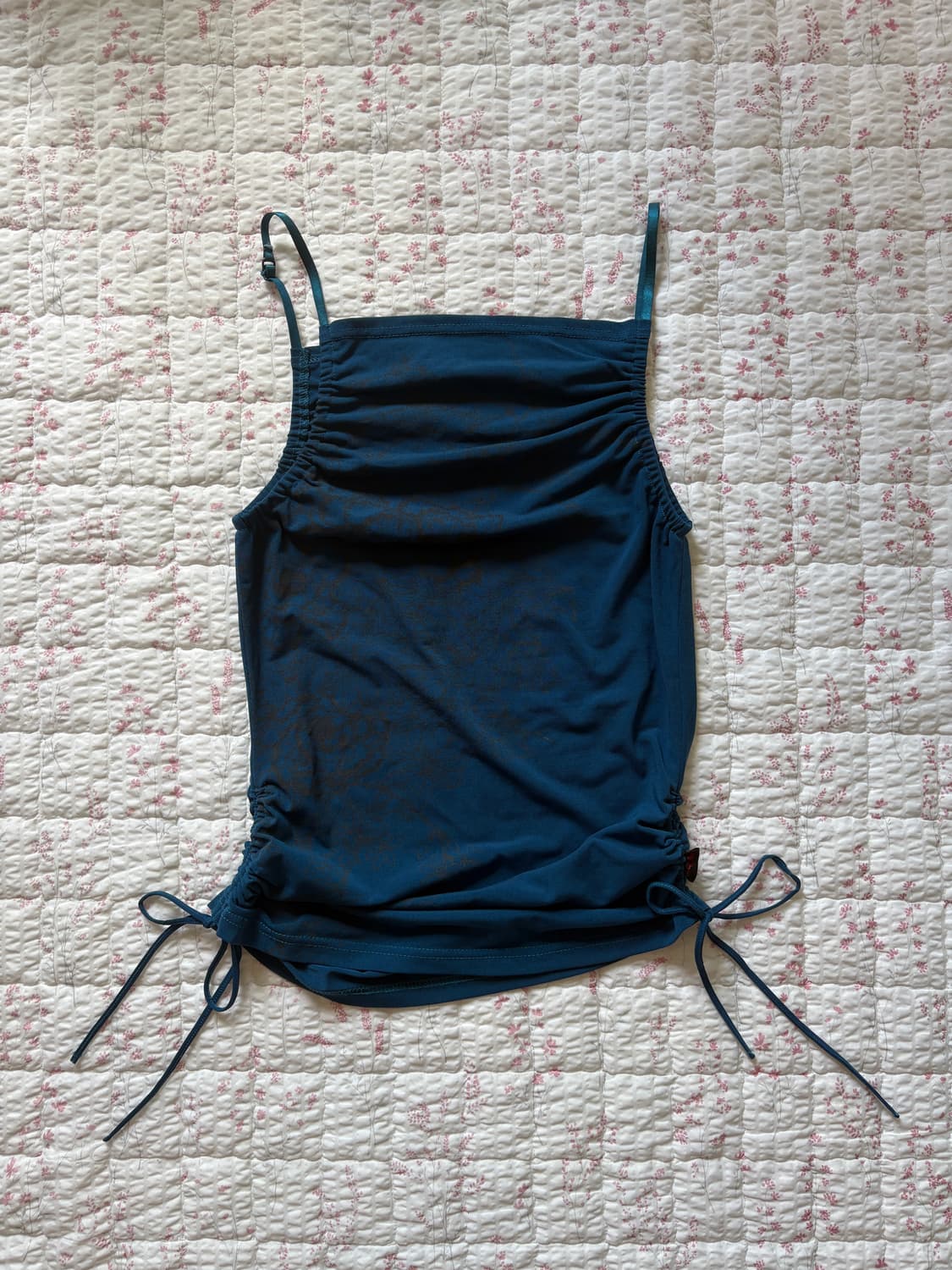 Blue oriental sleeveless 상품이미지1