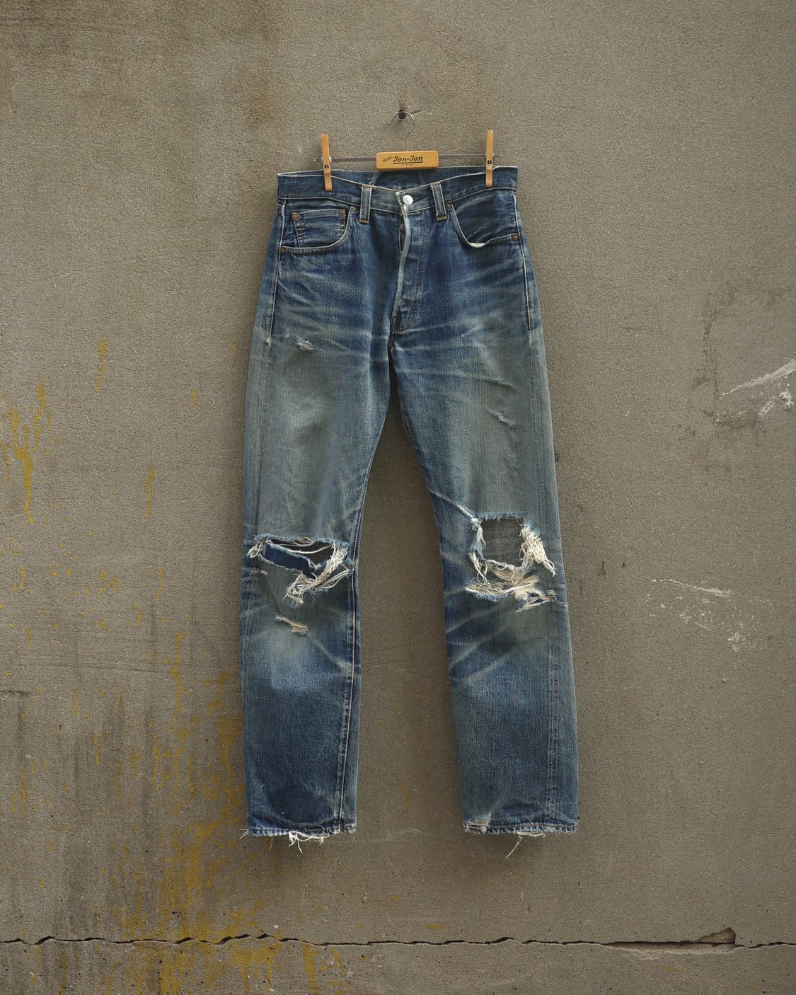 00s LVC 47501 디스트레스드 셀비지 데님 팬츠 상품이미지1