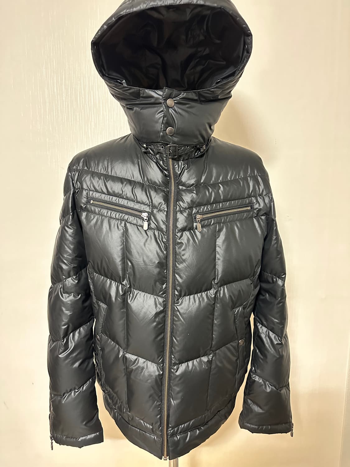 Japanese black down jacket 상품이미지2