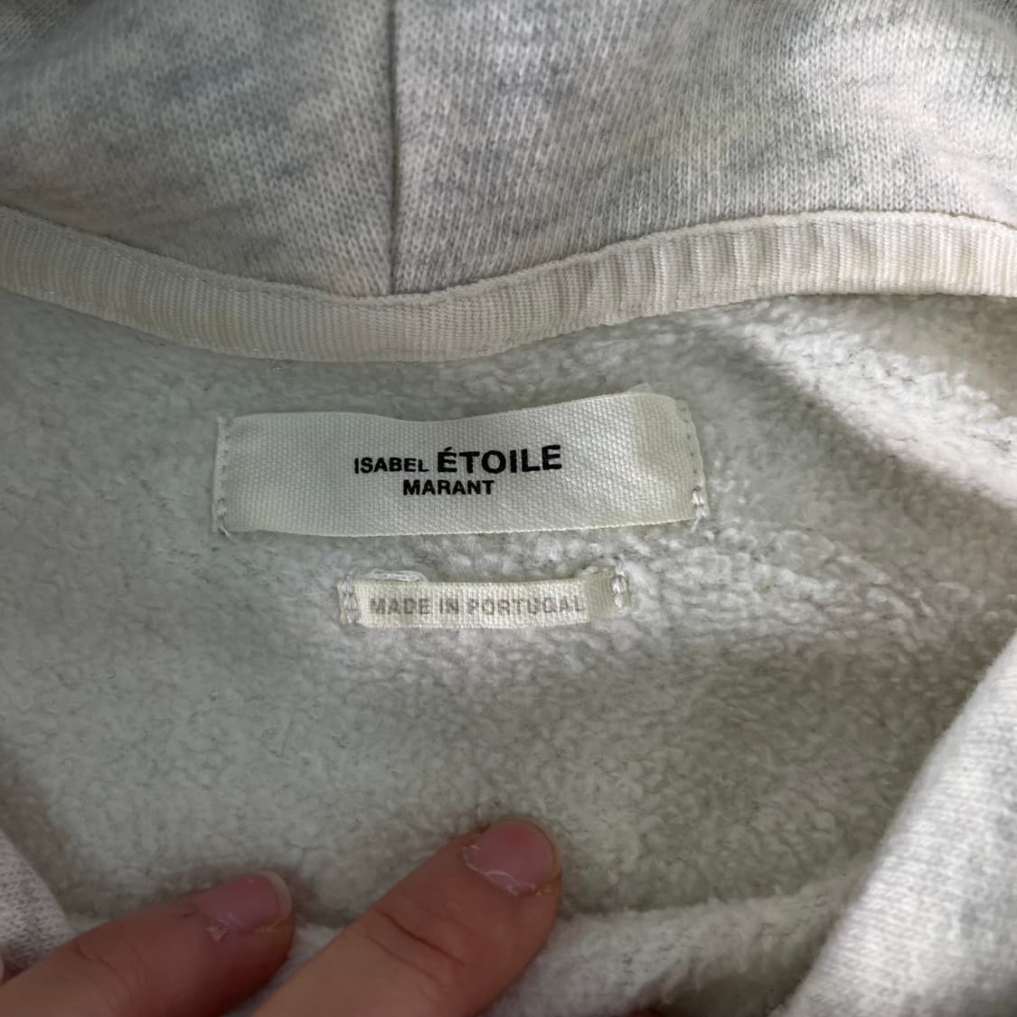 100 이자벨마랑 오트밀 후드티 상품이미지3