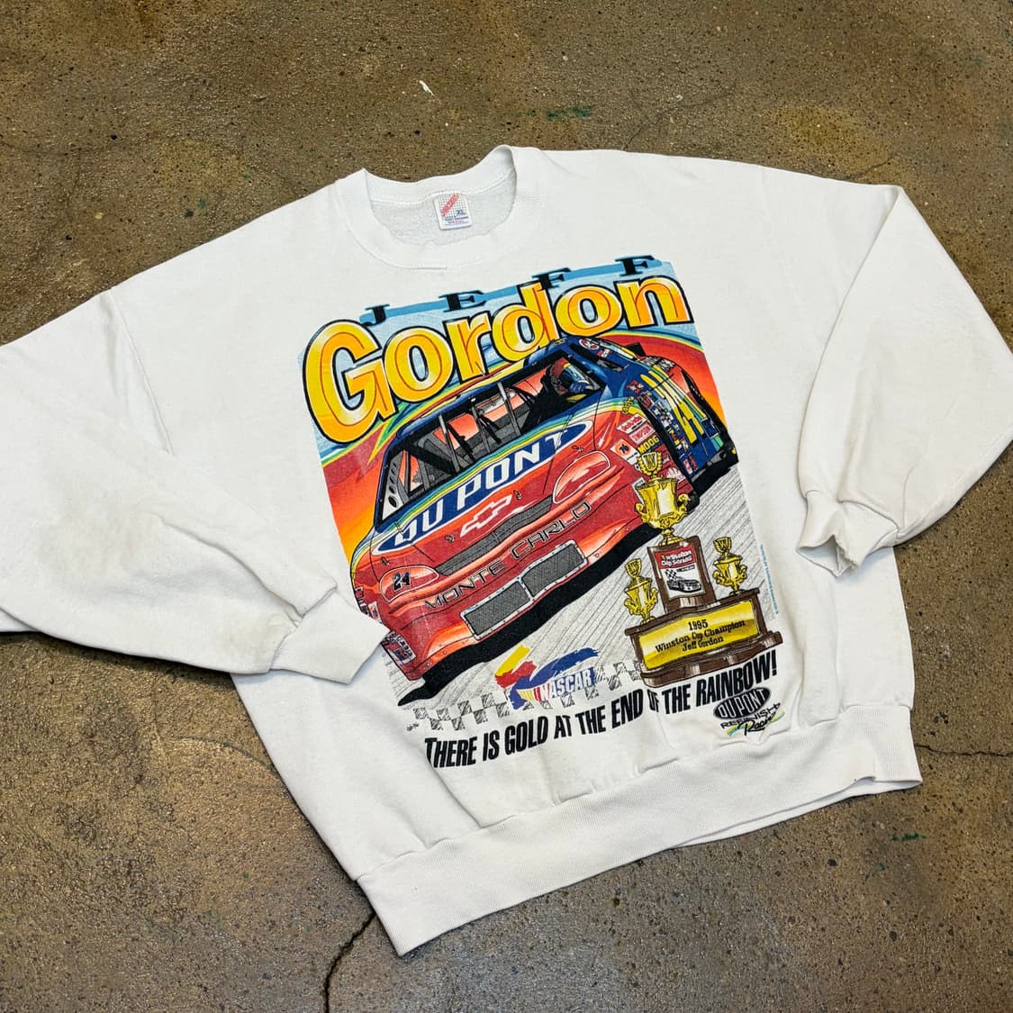 90s Made in USA 미국 빈티지 나스카 제프고든 맨투맨 상품이미지2