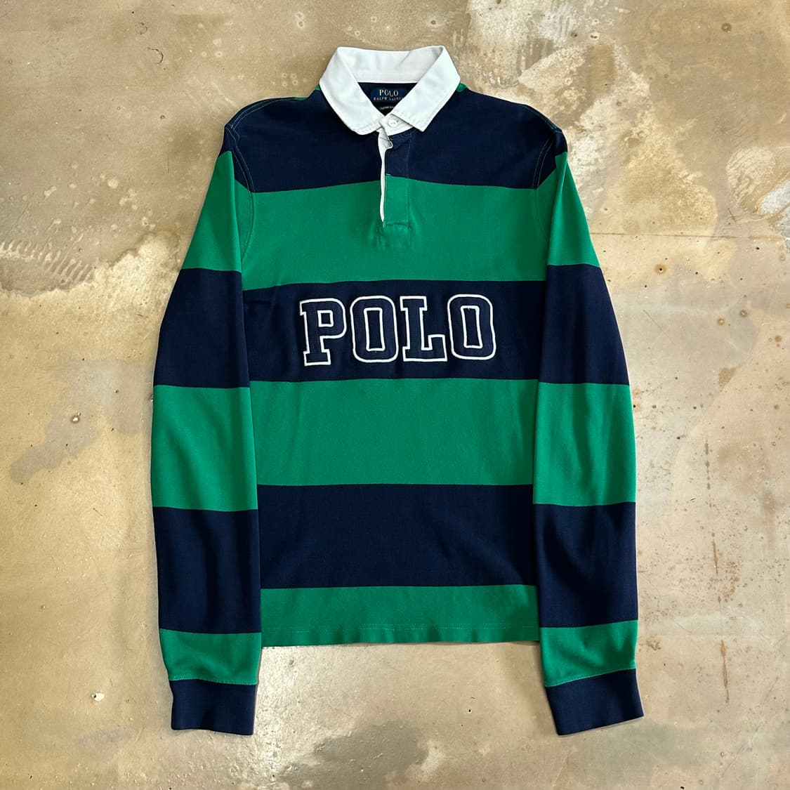 L 폴로랄프로렌 빅로고 스트라이프 럭비티 상품이미지2